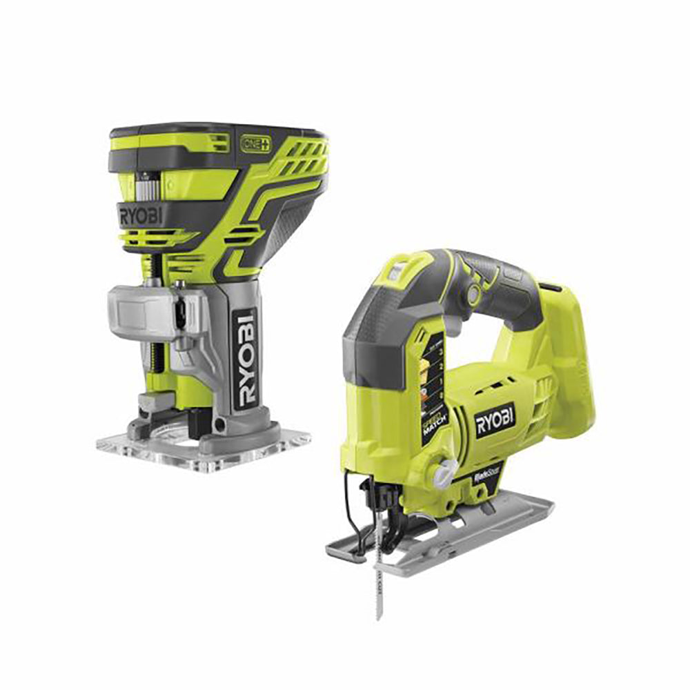 18V ONE+ Palm Router & Orbital Jig Saw RYOBI Tools