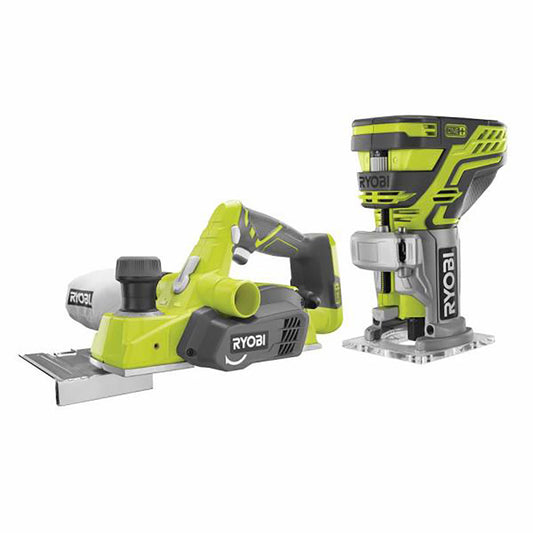 18V ONE+ 3-1/4” Planer & Palm Router RYOBI Tools