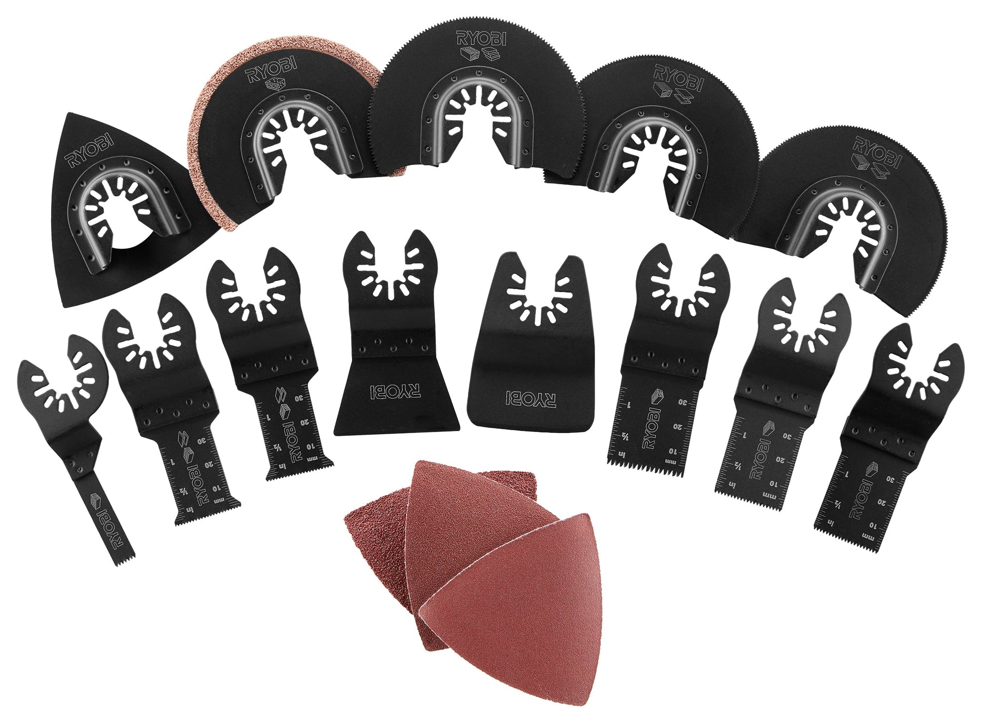 16 PC. OSCILLATING MULTI-TOOL BLADE ACCESSORY SET Image 2