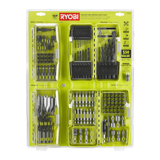 127PC DRILL/DRIVE MULTI-PACK RYOBI Tools