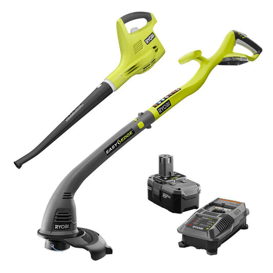 18V 10" TRIM/BLOW COMBO KIT RYOBI Tools
