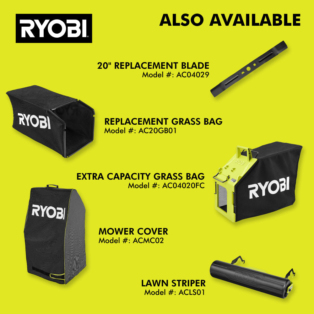 18V ONE+ HP BRUSHLESS 20" SELF-PROPELLED MOWER KIT RYOBI Tools