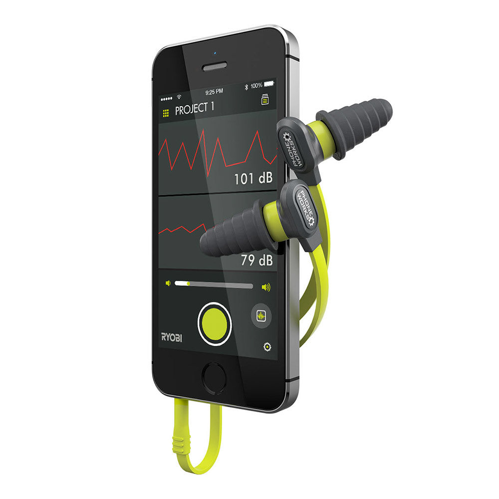 Phone Works™ Noise Suppressing Earphones with Microphone Image 2