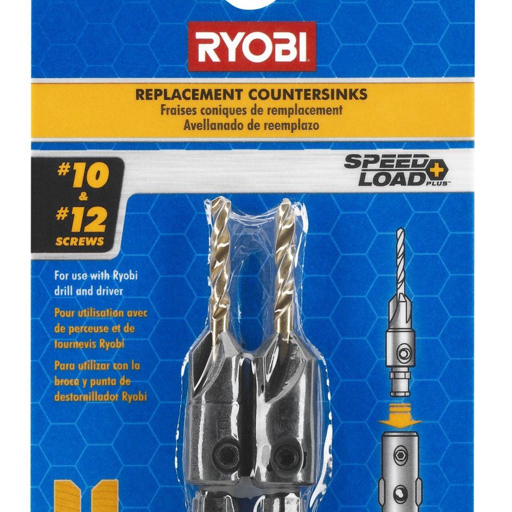 #10 and #12 Countersink Replacements RYOBI Tools
