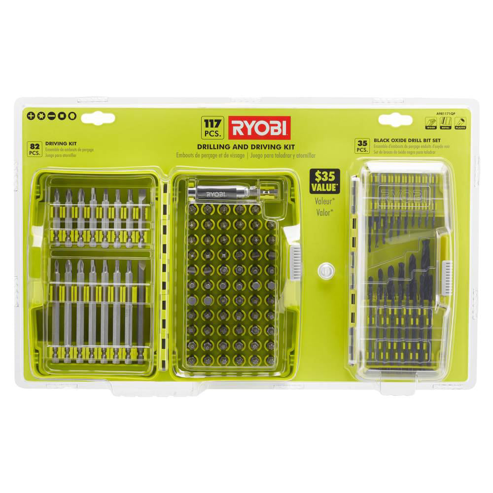 117PC DRILLING AND DRIVING KIT RYOBI Tools