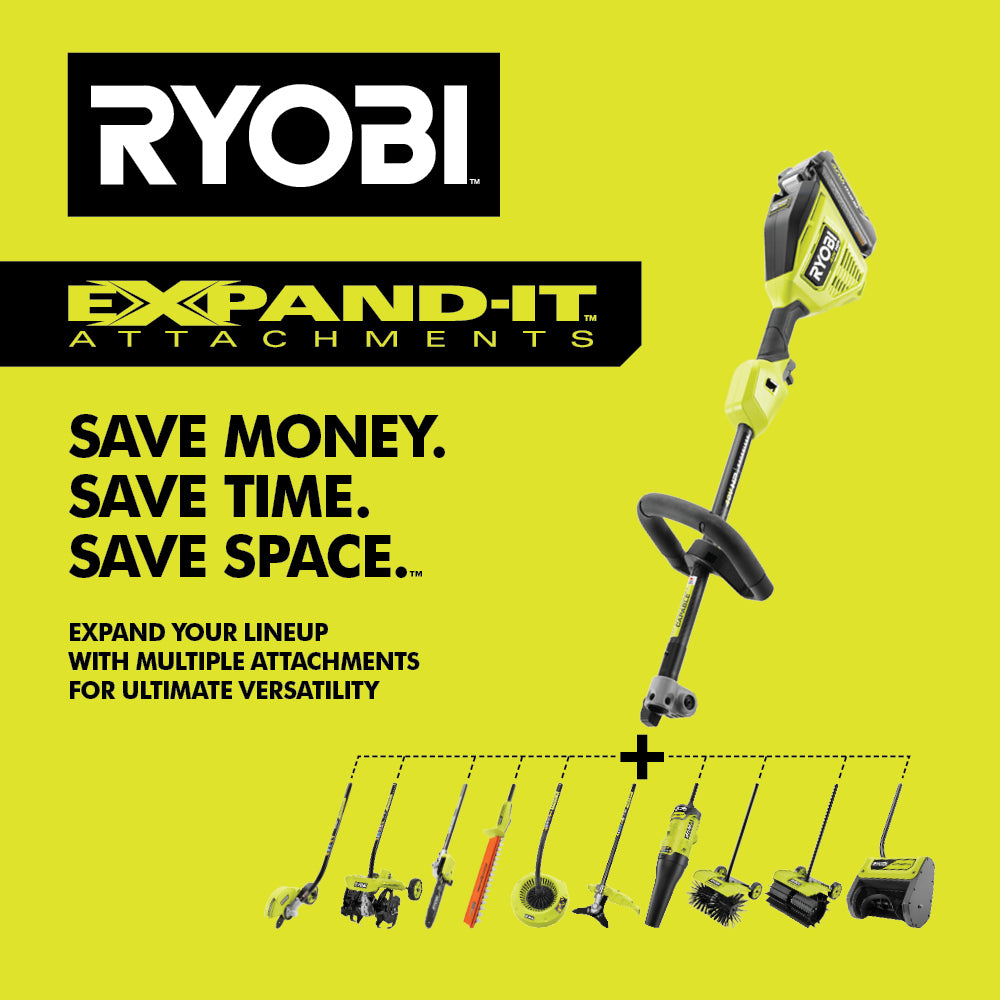40V HP Brushless 16" Attachment Capable String Trimmer Kit RYOBI Tools