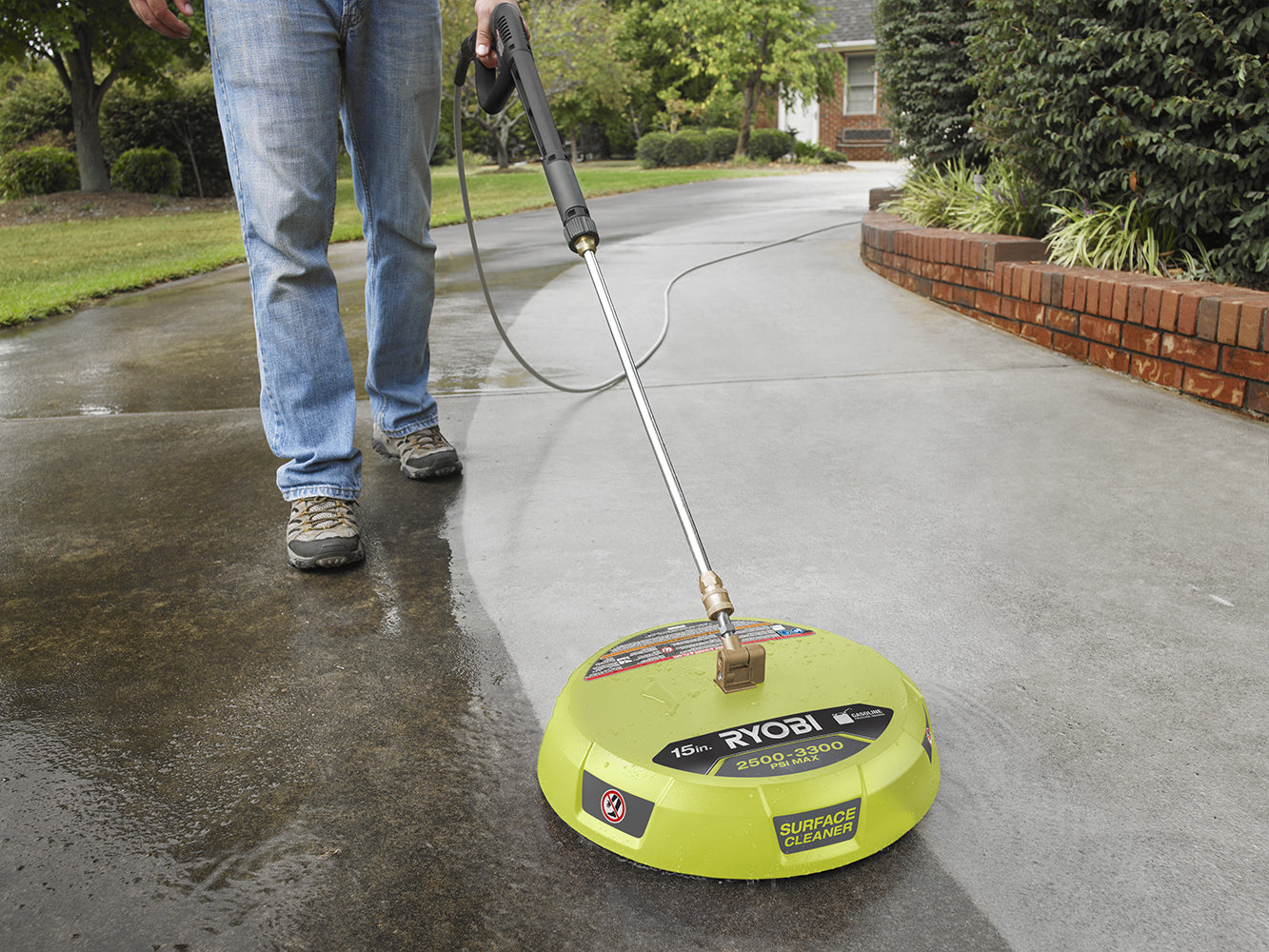 15" Gas Pressure Washer Surface Cleaner Image 4