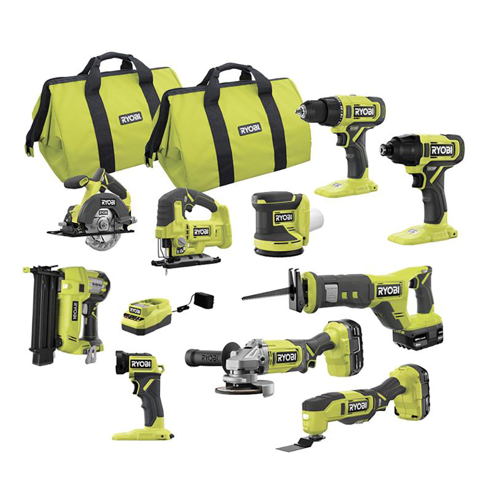 18V ONE+ 10-Tool Combo Kit RYOBI Tools