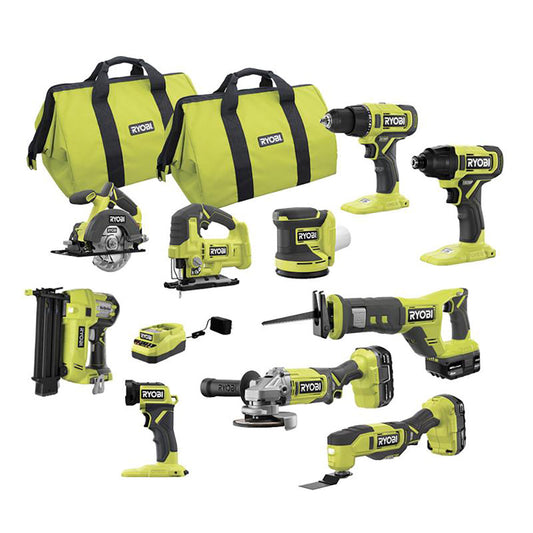 18V ONE+ 10-Tool Combo Kit RYOBI Tools
