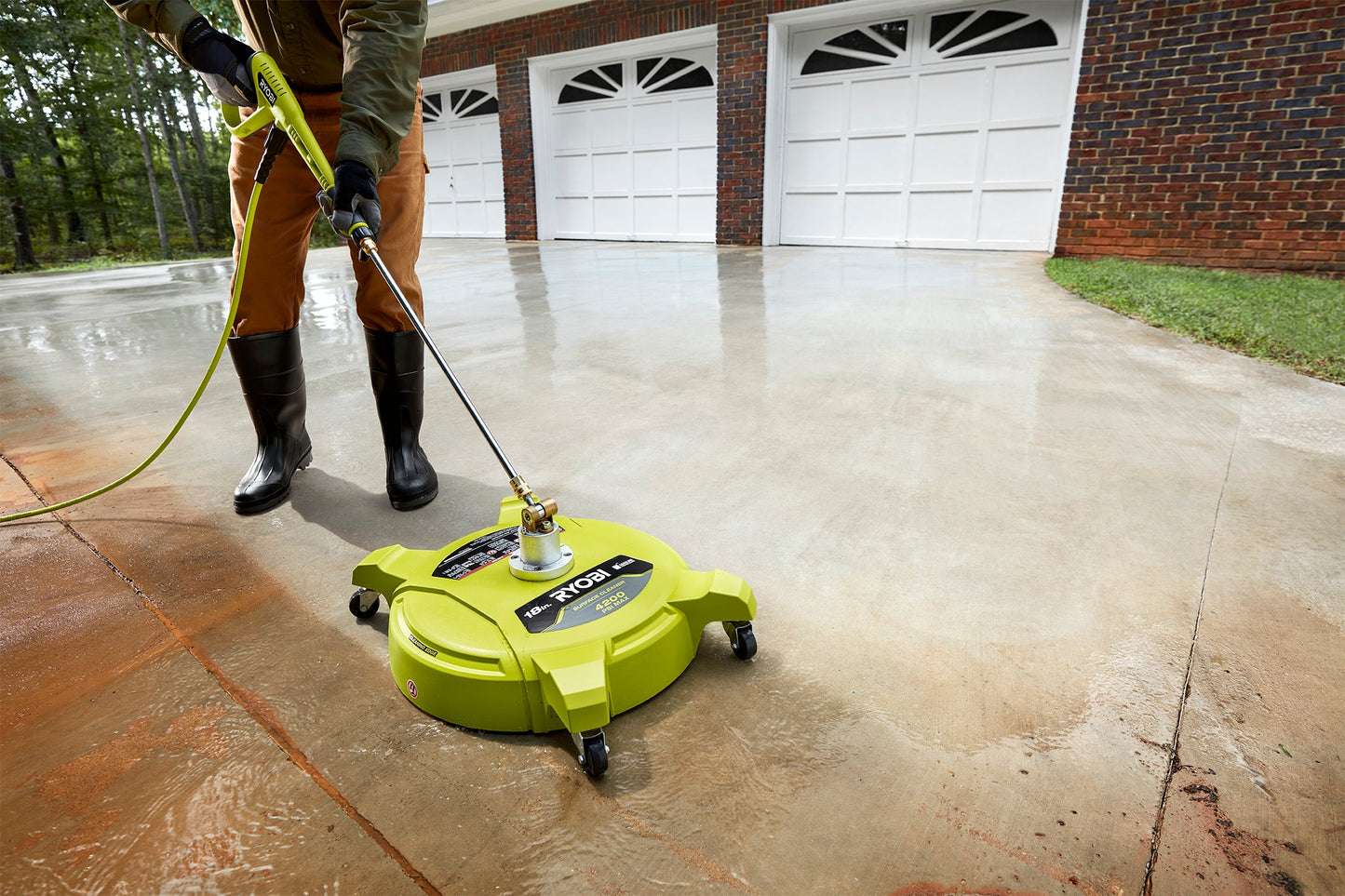 18" GAS PRESSURE WASHER Surface Cleaner  Image 4