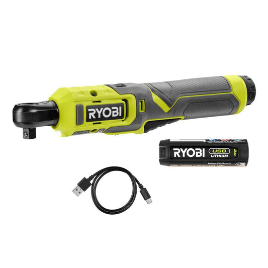 USB LITHIUM 3/8" RATCHET KIT RYOBI Tools