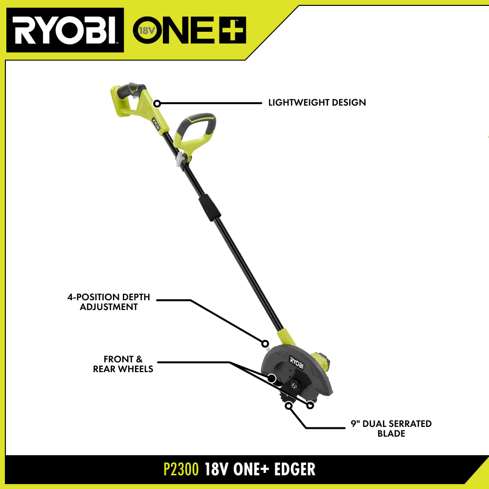 18V ONE+ Edger Kit RYOBI Tools