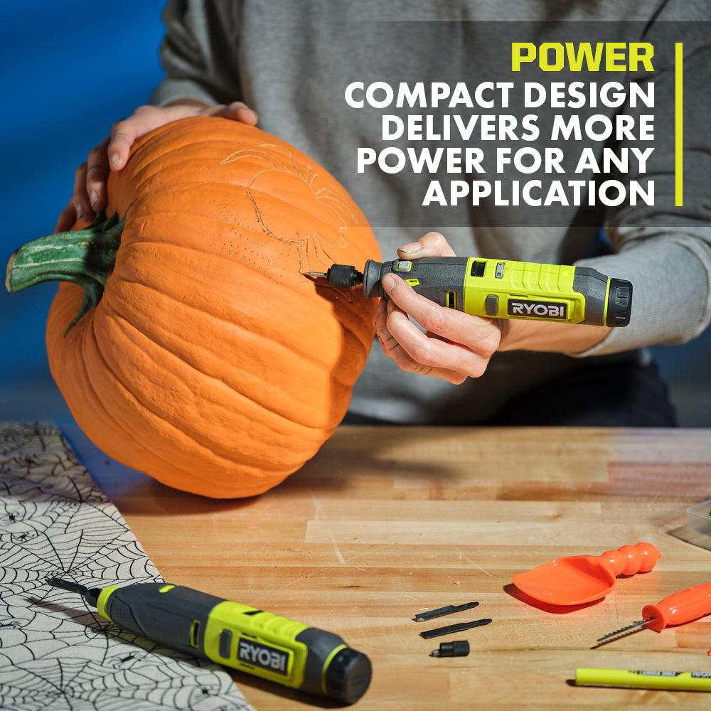 USB LITHIUM 2-TOOL COMBO KIT WITH PUMPKIN CARVING TOOLS Image 6