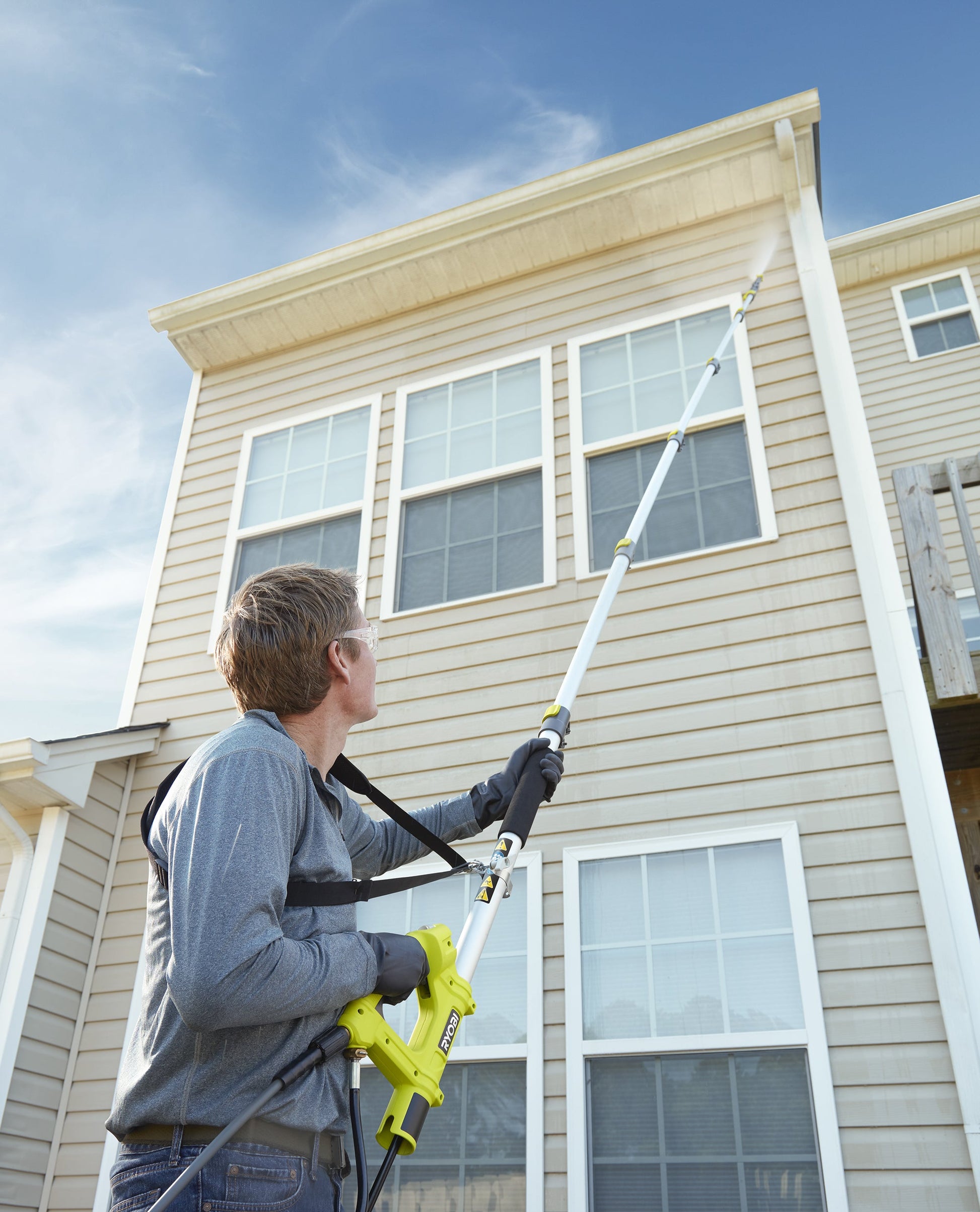 18'  PRESSURE WASHER TELESCOPING Extension POLE Image 7