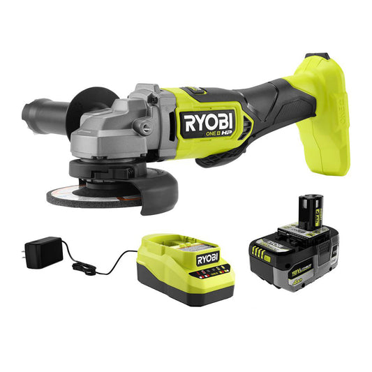 18V ONE+ HP BRUSHLESS 4-1/2" ANGLE GRINDER/CUT-OFF TOOL KIT RYOBI Tools