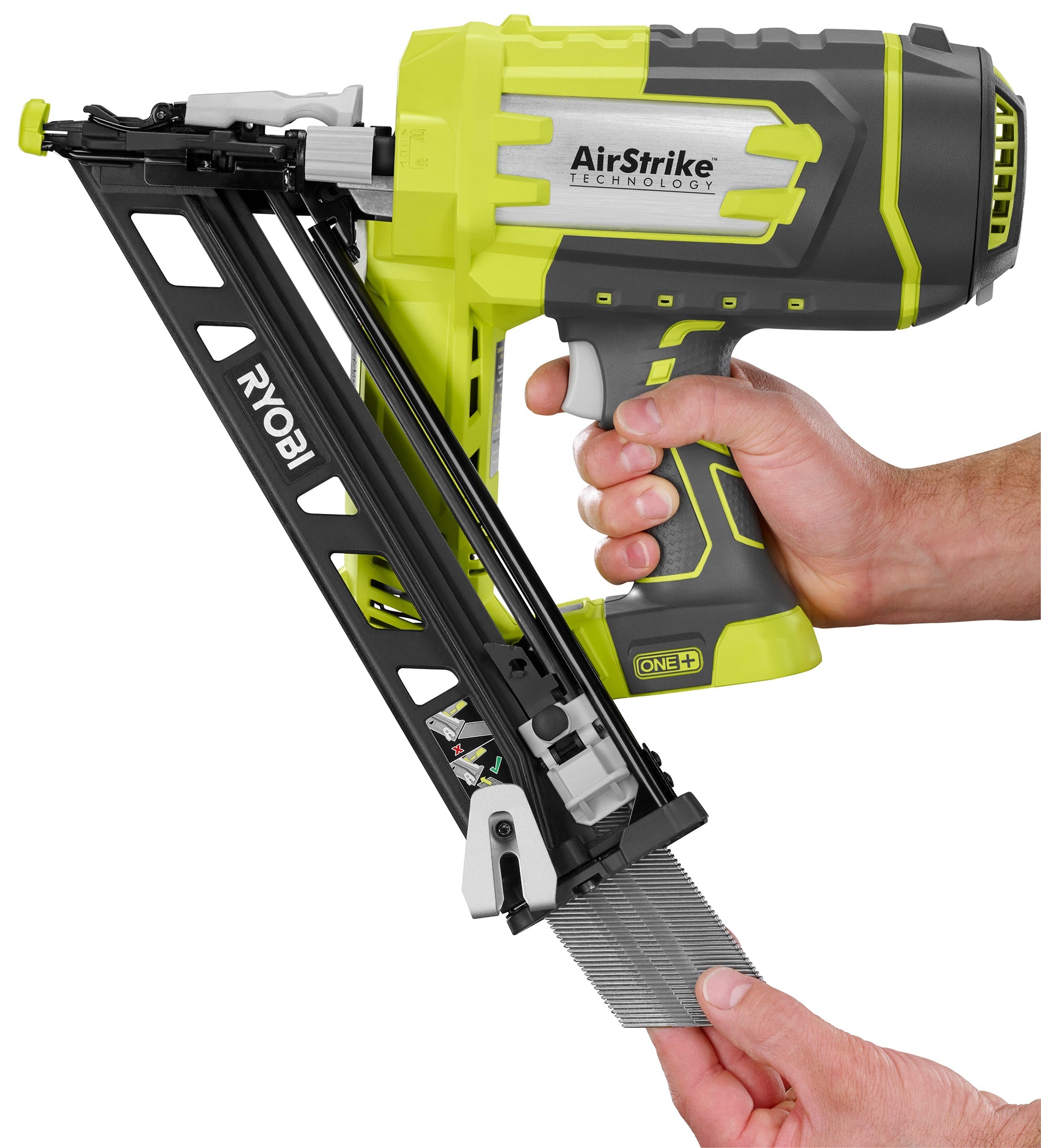 18V ONE+ AirStrike 15GA Angled Finish Nailer Image 3