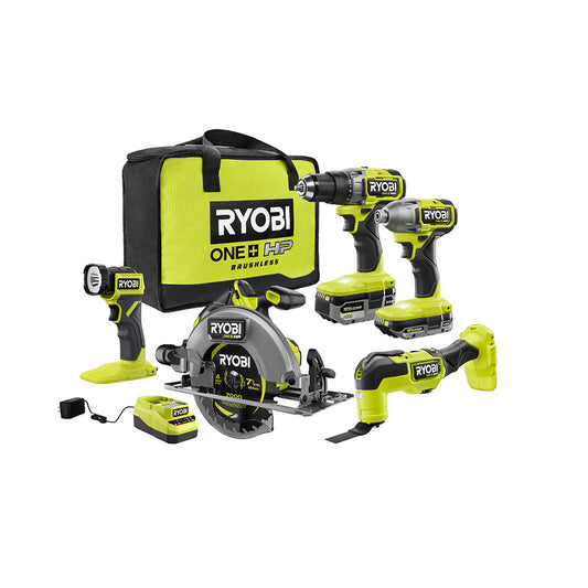 18V ONE+ HP BRUSHLESS 5-TOOL COMBO KIT RYOBI Tools