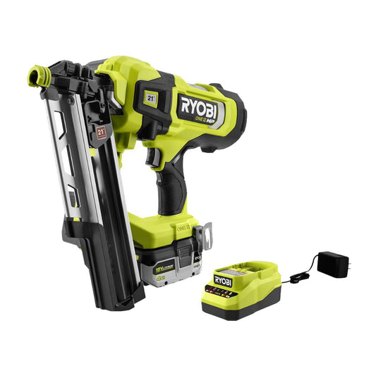 18V ONE+ HP BRUSHLESS AIRSTRIKE 21° FRAMING NAILER KIT RYOBI Tools