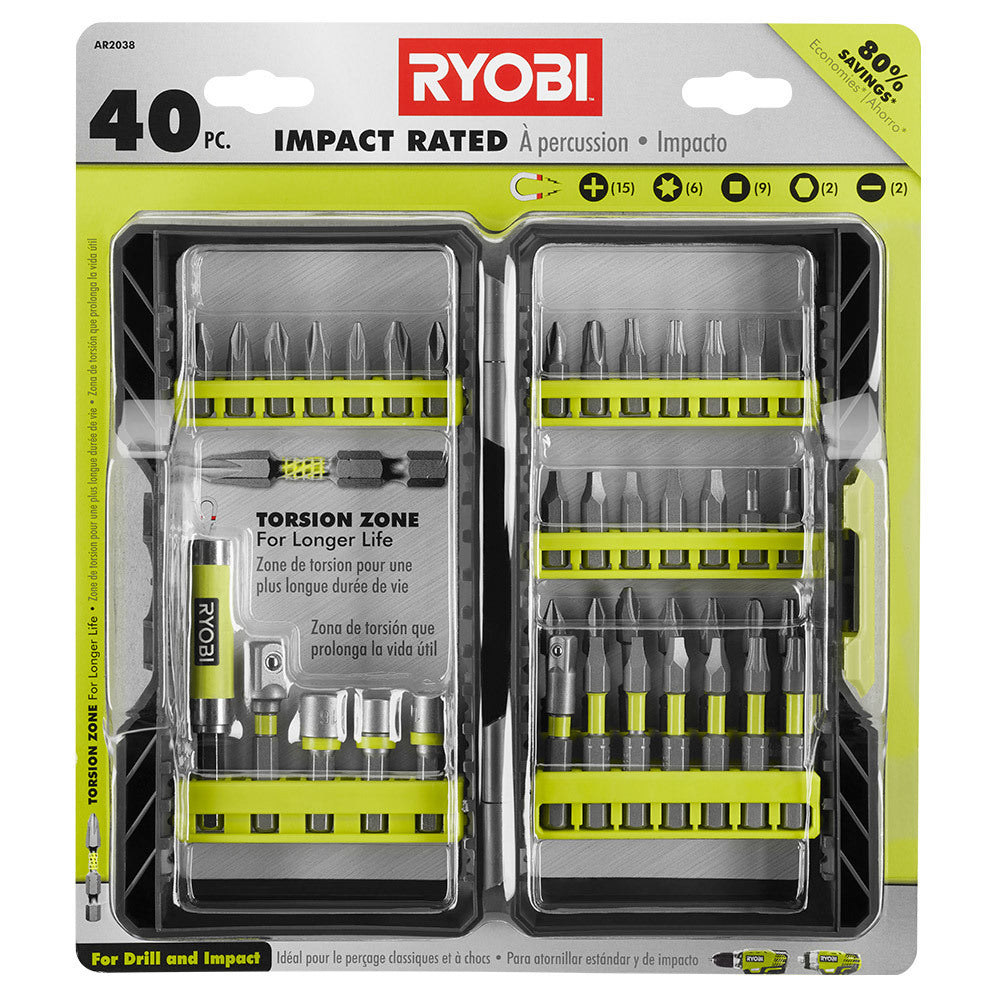 RYOBI 40PC IMPACT DRIVING KIT Image 2