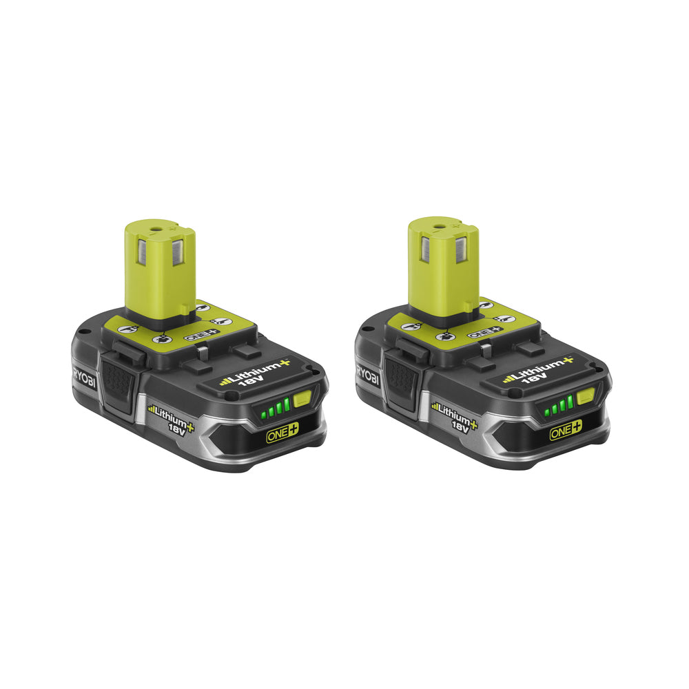 18V ONE+™ 2-Pack Compact LITHIUM+™ Batteries RYOBI Tools