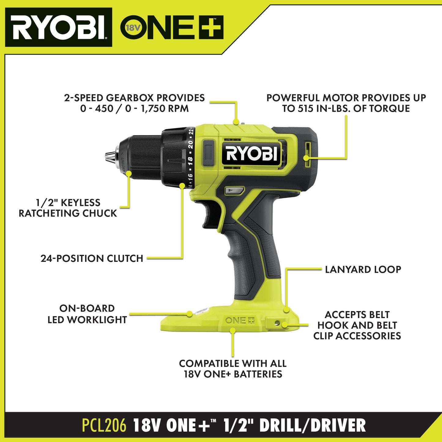 18V ONE+ 2-TOOL COMBO KIT Image 2