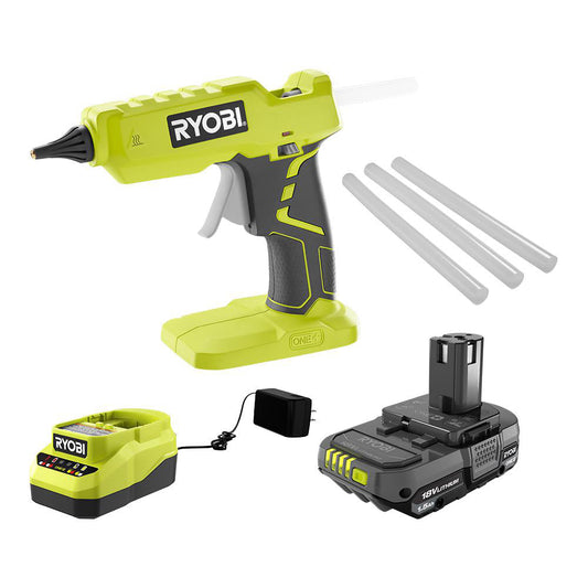 ONE+ GLUE GUN KIT W/3 1/2 IN GLUE STICKS RYOBI Tools