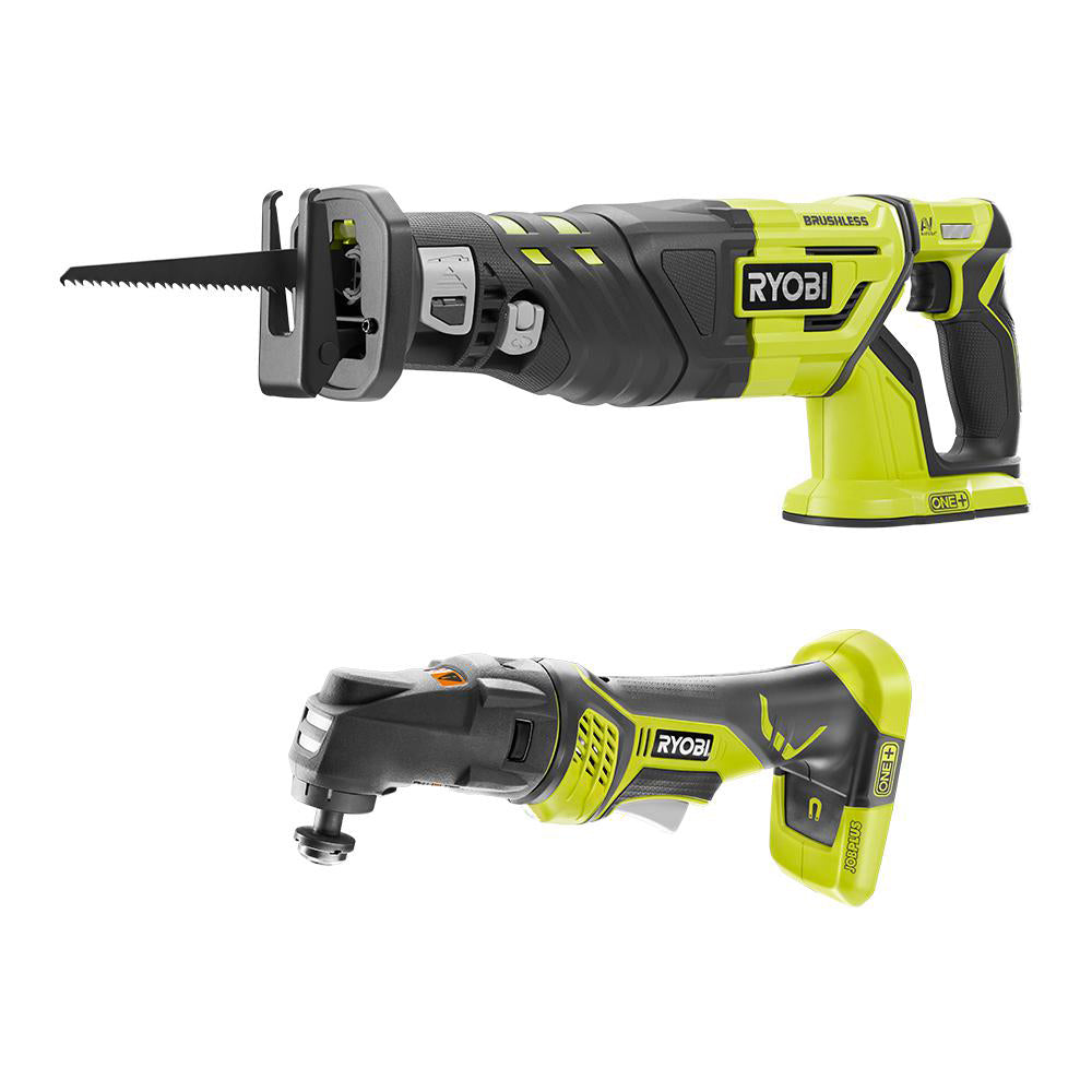 18V ONE+ JobPlus and Brushless Reciprocating Saw RYOBI Tools