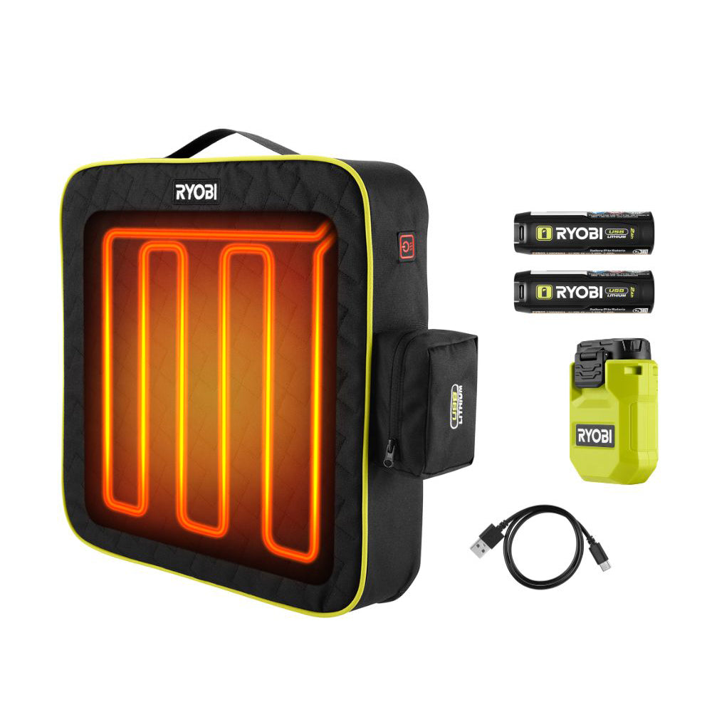 USB LITHIUM HEATED CUSHION KIT RYOBI Tools