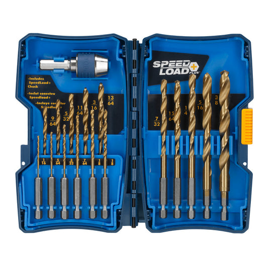 17 PC. Titanium Drill Bit Set RYOBI Tools