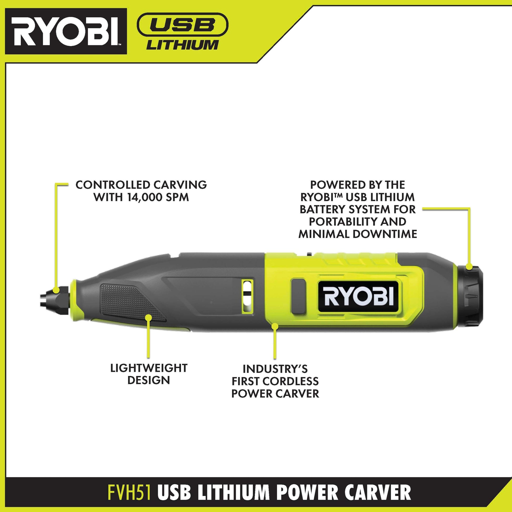 USB LITHIUM 2-TOOL COMBO KIT WITH PUMPKIN CARVING TOOLS Image 5