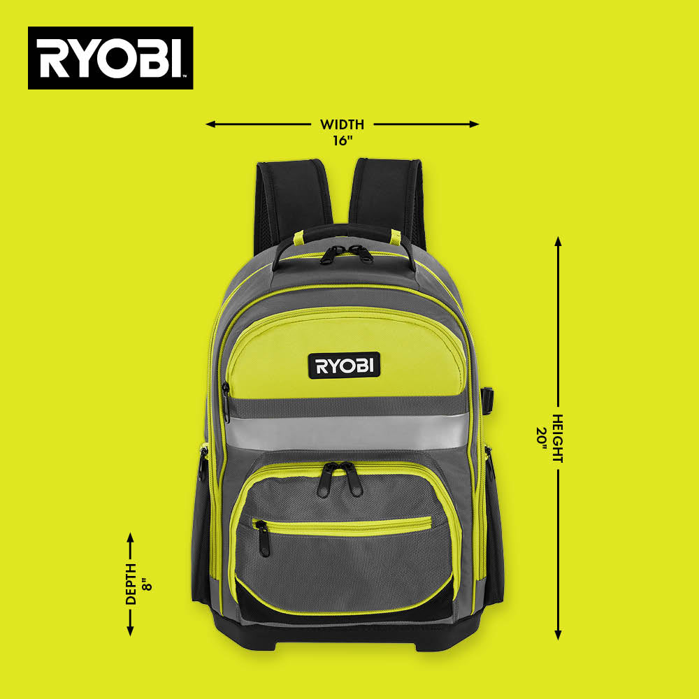 16" Backpack with Tool Organizer Image 3