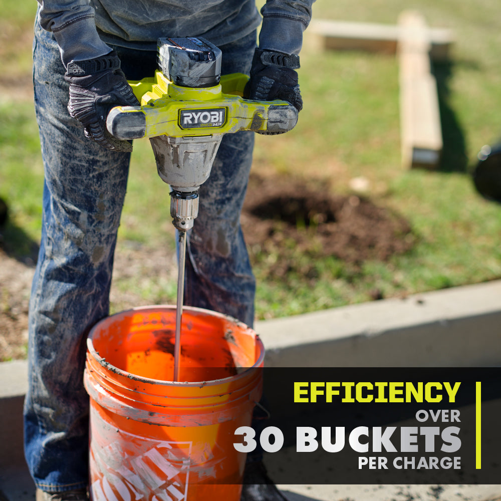 18V ONE+ HP BRUSHLESS 1/2" MUD MIXER KIT Image 3