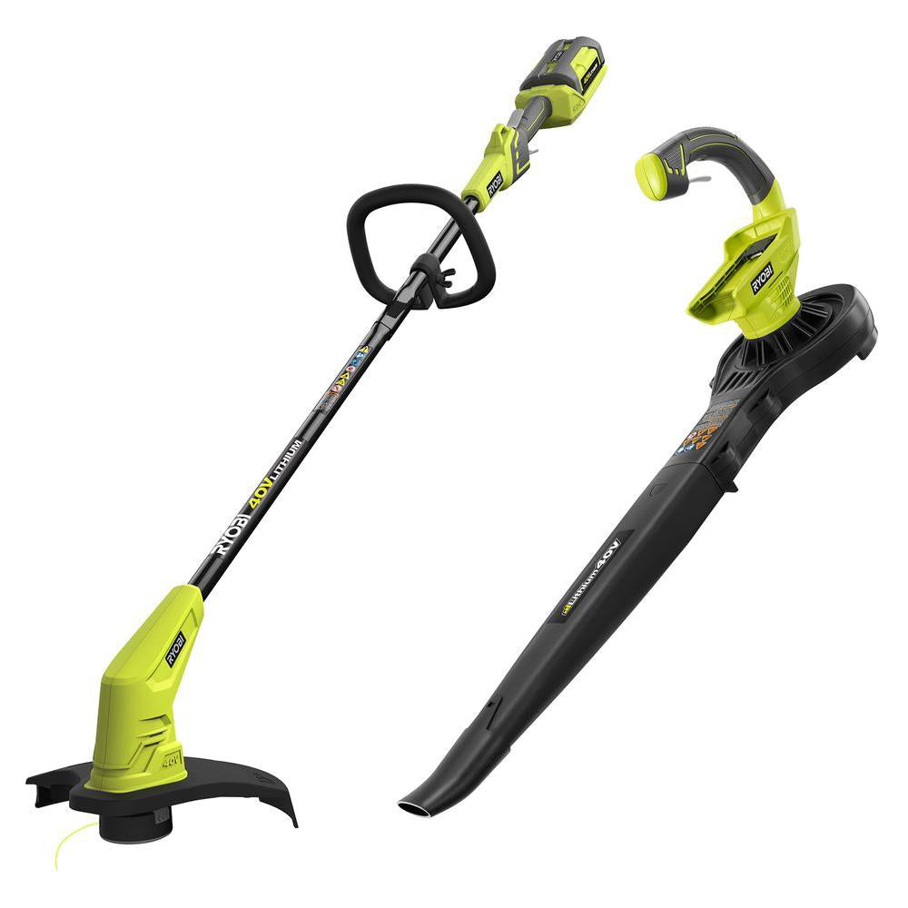 40V OPP STRING TRIMMER/BLOWER COMBO KIT RYOBI Tools