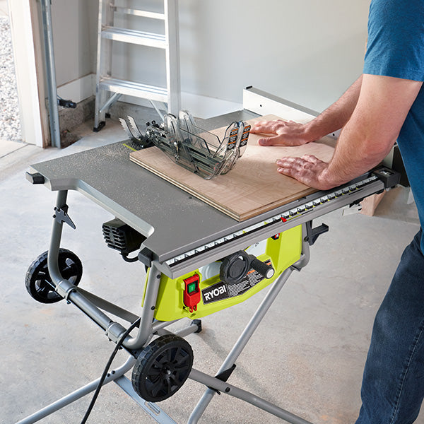 10" Expanded Capacity Table Saw with Rolling Stand Image 2