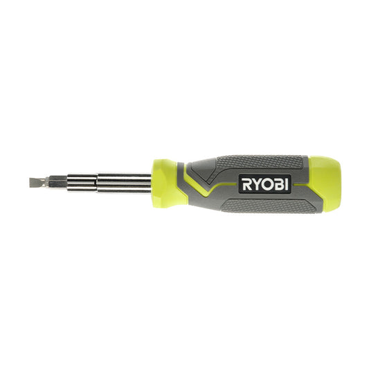 11-in-1 Multi-bit Screwdriver with Cushion Grip Handle RYOBI Tools