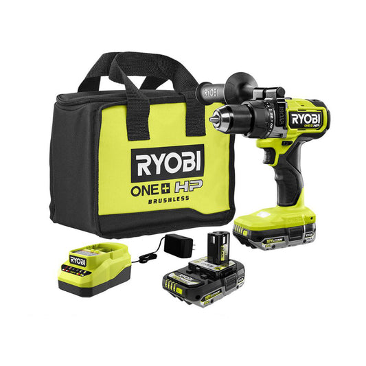 18V ONE+ Brushless 1/2" Hammer Drill Kit RYOBI Tools