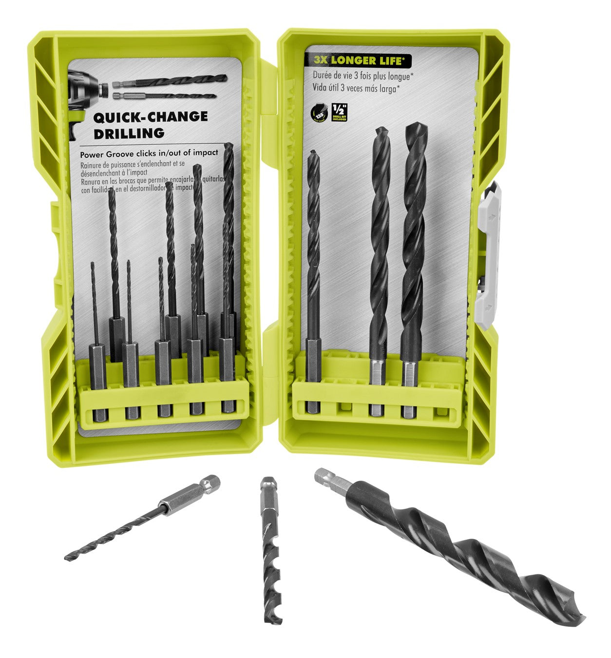 15 PC. BLACK OXIDE HEX SHANK DRILL BITS Image 4