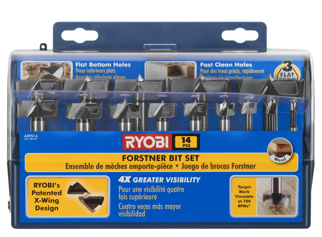 14 PC. Forstner Bit Set Image 7