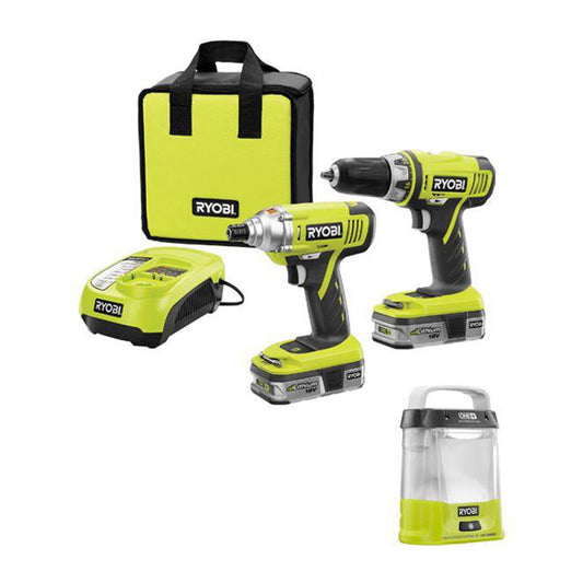 18V ONE+ Drill and Impact Kit (2-Tool) + Area Light RYOBI Tools