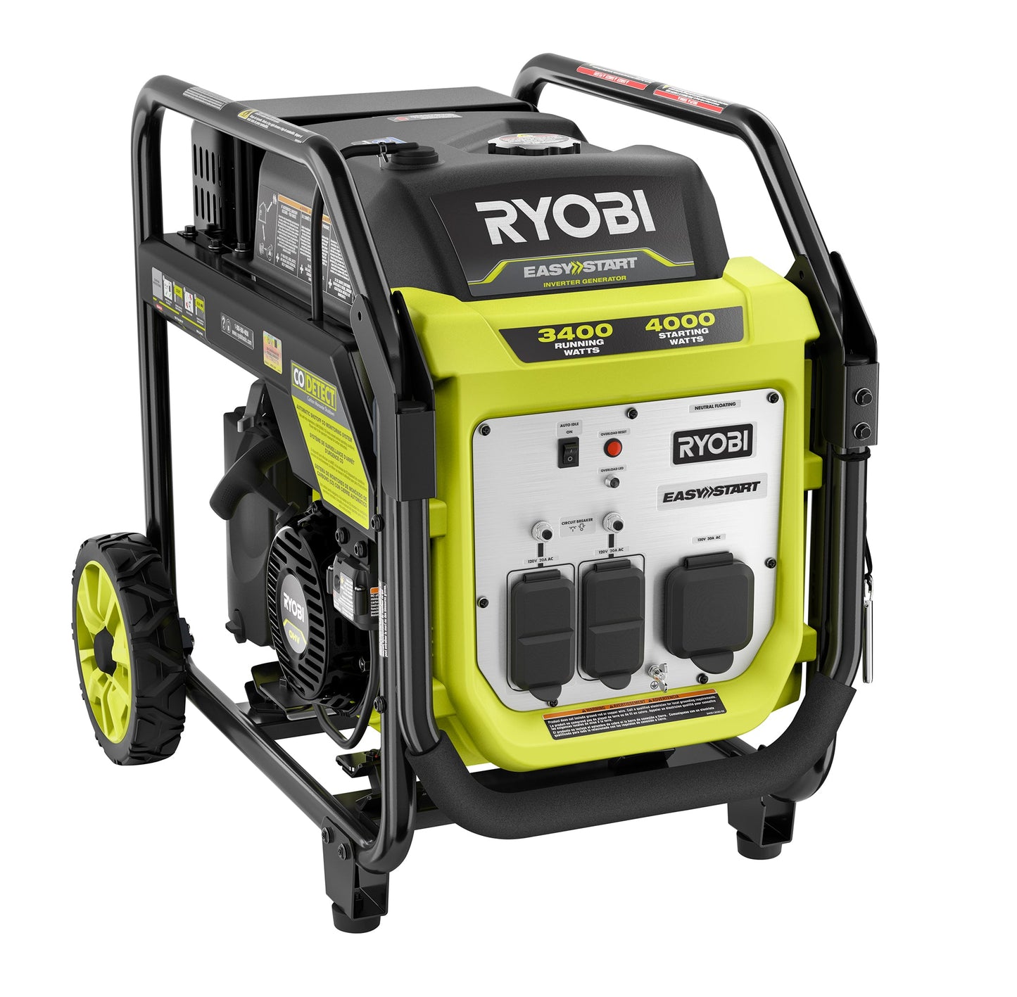 4000-Watt Inverter Generator with CO DETECT image