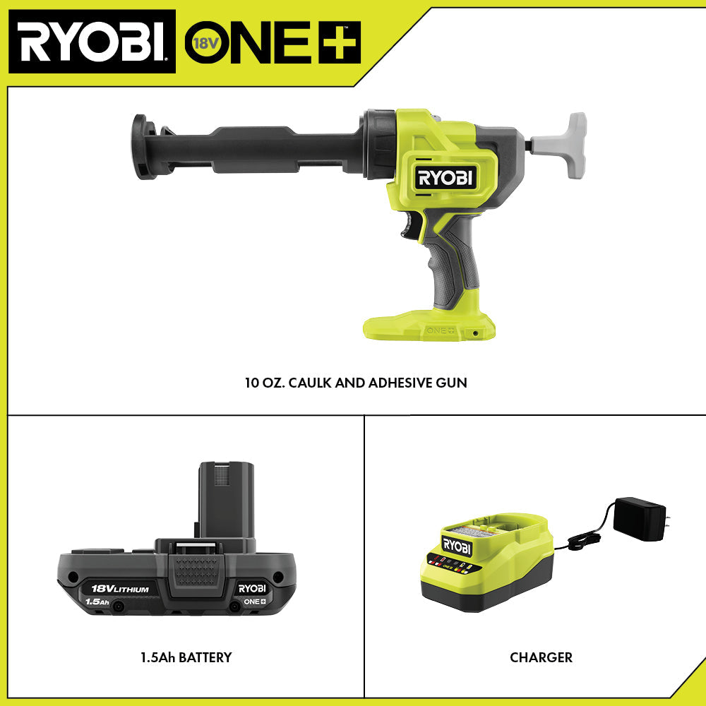 18V ONE+ 10 oz. Caulk and Adhesive Gun Kit Image 2
