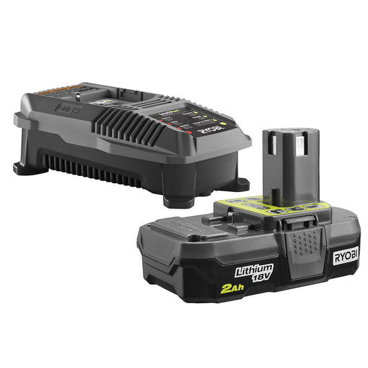 18V ONE+ 2.0Ah Compact Battery & Charger Kit RYOBI Tools