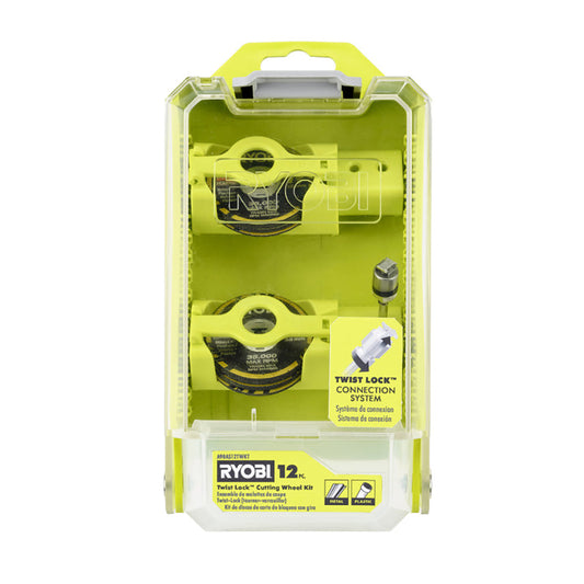 RYOBI 12PC. TWIST LOCK CUTTING WHEEL KIT RYOBI Tools