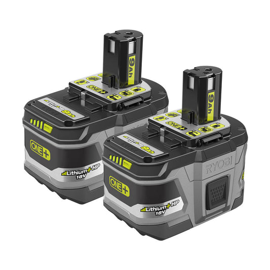 18V ONE+ 9.0 Ah Lithium+(TM) HP High Capacity Battery (2-Pack) RYOBI Tools