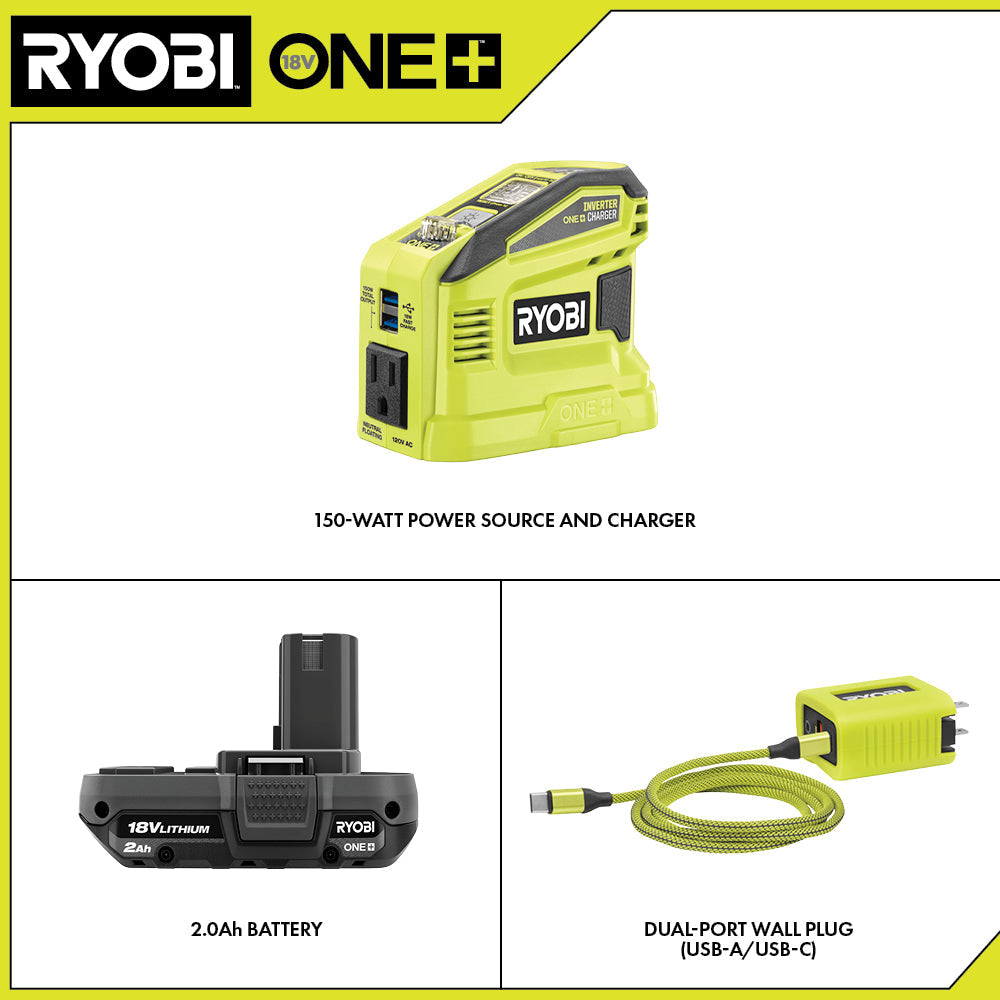 18V ONE+ 150-WATT BATTERY POWER SOURCE AND CHARGER KIT Image 2