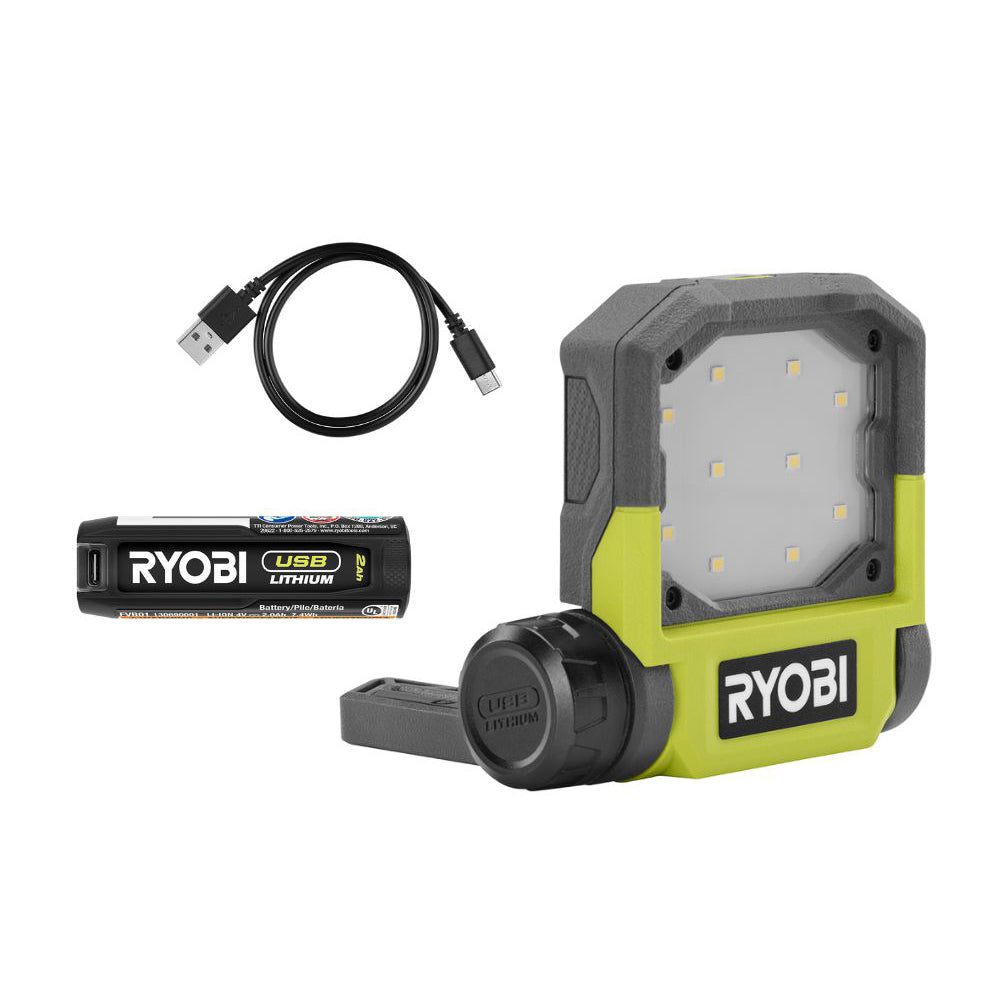 USB LITHIUM LED FLIP LIGHT KIT RYOBI Tools