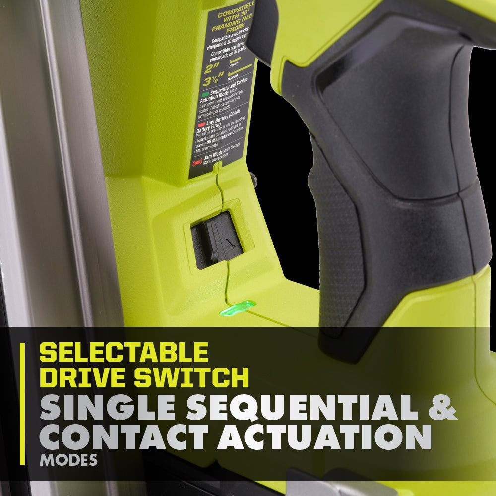 18V ONE+ HP BRUSHLESS 30° AIRSTRIKE FRAMING NAILER KIT Image 6