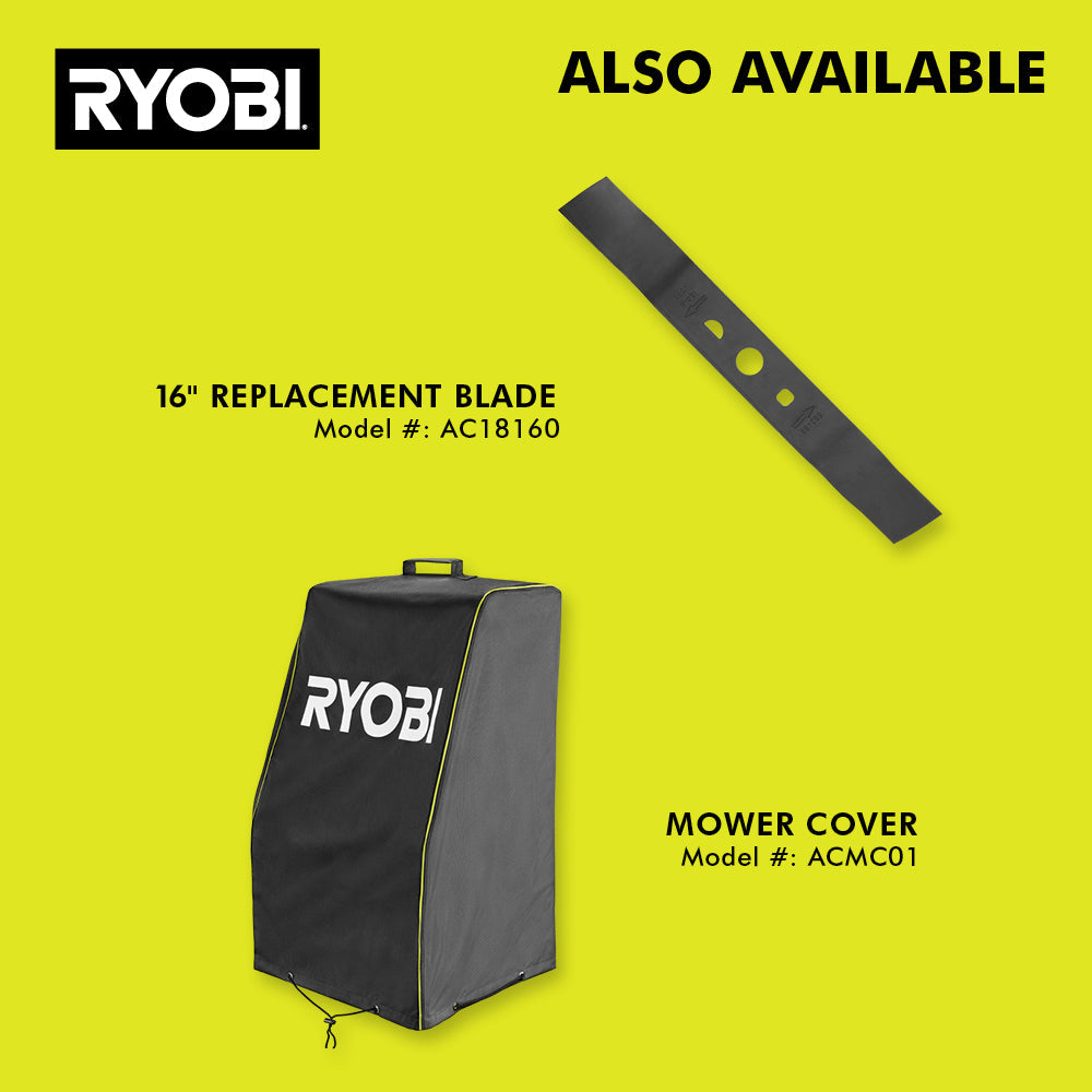 18V ONE+ HP BRUSHLESS 16" PUSH MOWER KIT Image 7