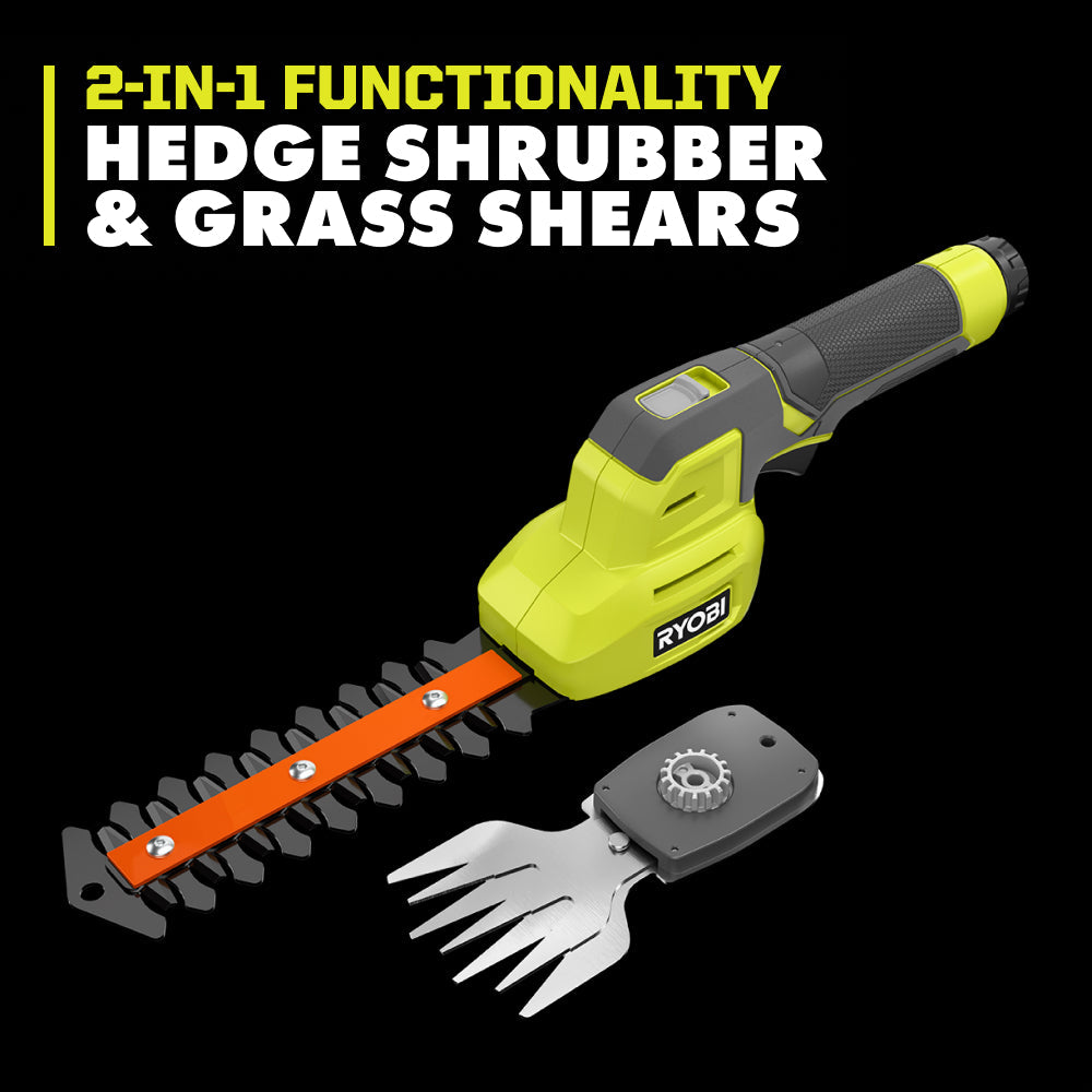 USB LITHIUM SHEAR SHRUBBER KIT RYOBI Tools