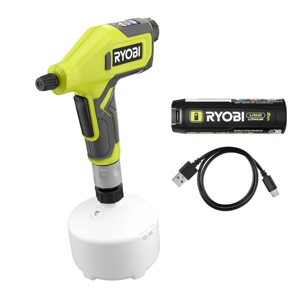 USB LITHIUM COMPACT CHEMICAL SPRAYER RYOBI Tools